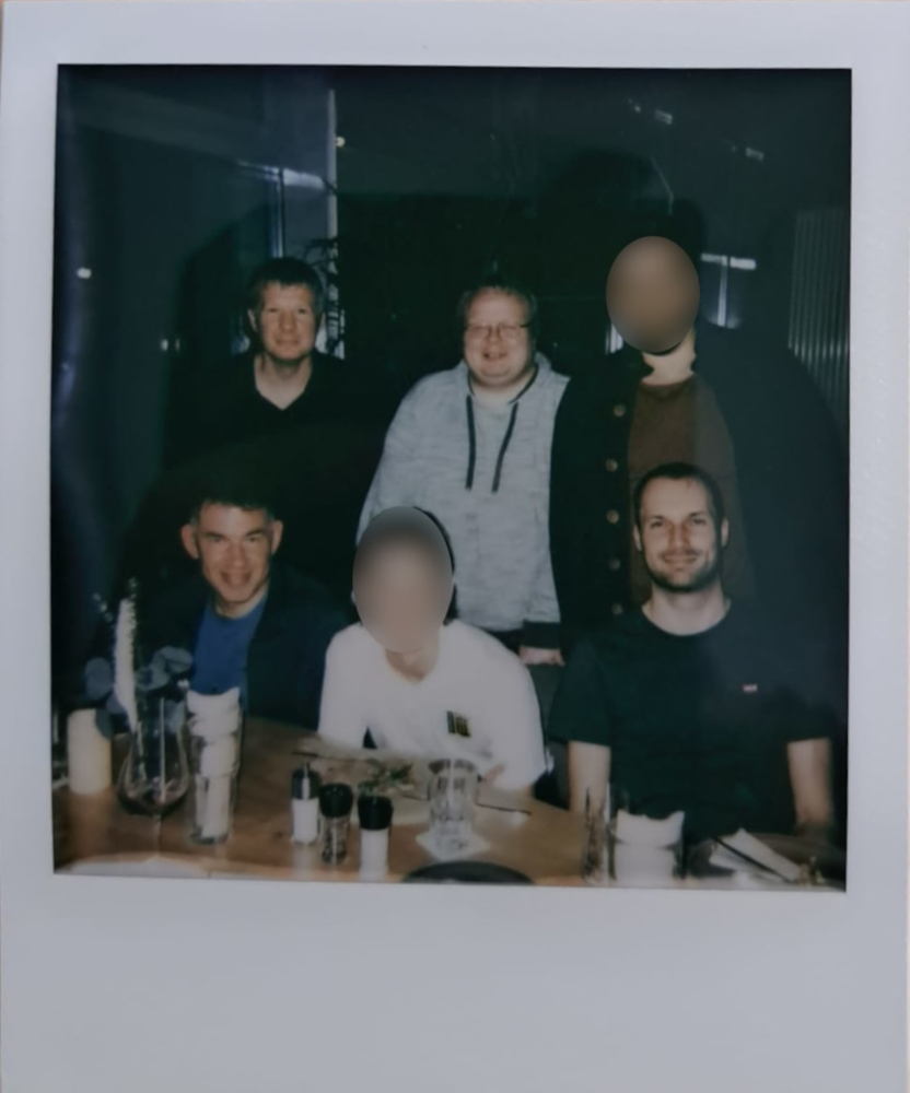 Polaroid-Gruppenbild