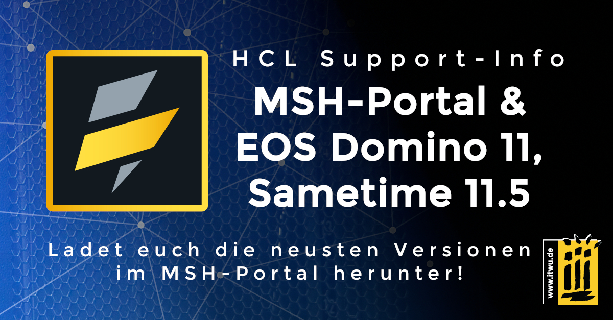 Thumbnail: My HCLSoftware Portal und EOS f?r Domino 11 und Sametime 11.5